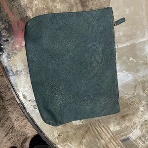 Free People Dark Green pouch